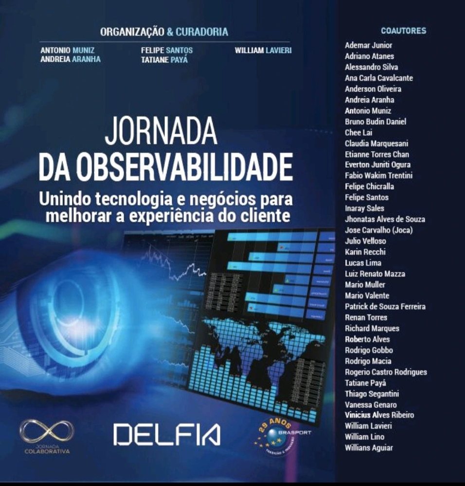 Coautor do livro Jornada da Observabilidade